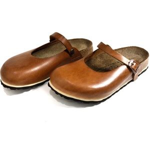 Birkis Kassey LTD ED Oiled Leather Clog w/ Soft FB